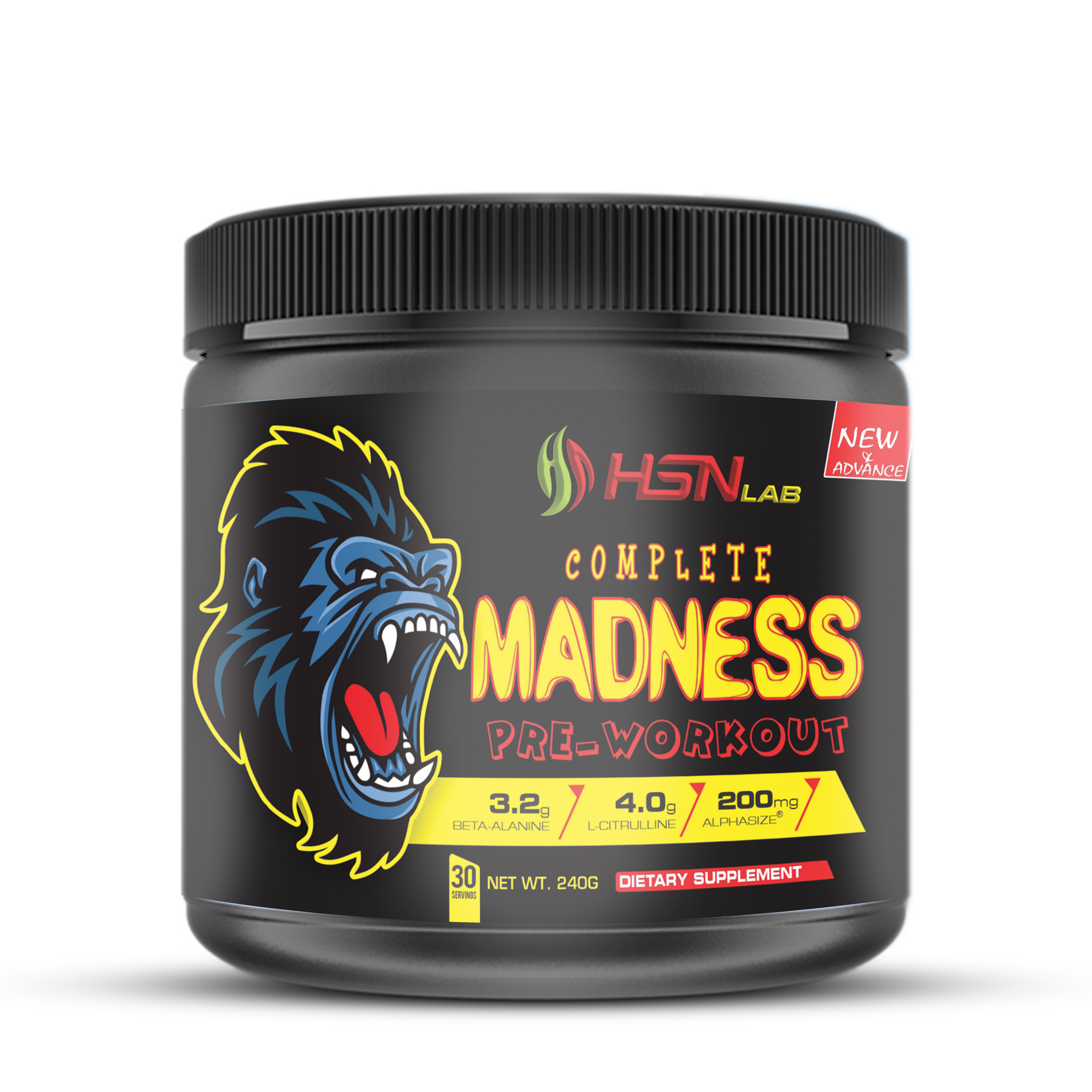Hsn Lab Complete Madness Pre Workout